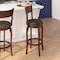 Flash Furniture Nichola Classic Open Back Swivel Pub Barstool w/Wood Frame & LeatherSoft Seat, Espresso/Black ES-NT2-29-ESP-GG - alternate 3